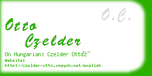 otto czelder business card